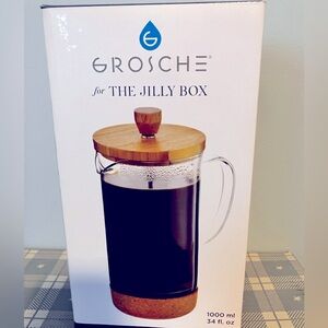 Grosche for the Jilly Box Coffee and Tea Press with Bamboo Lid